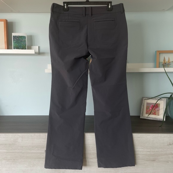 Lole Dark Gray Mid-Rise Regular Straight Leg Travel Pants - Picture 2 of 11
